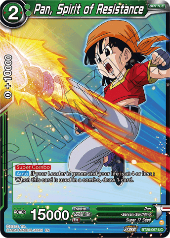 BT20-067 - Pan, Spirit of Resistance - Uncommon