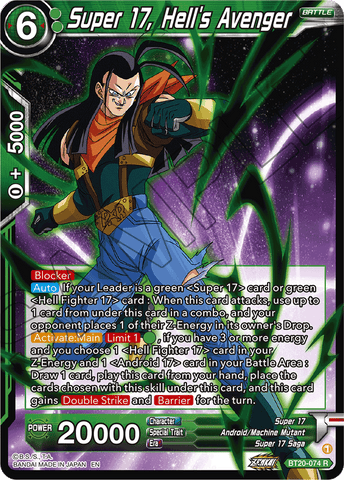 BT20-074 - Super 17, Hell's Avenger - Rare