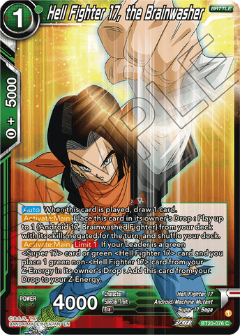 BT20-076 - Hell Fighter 17, the Brainwasher - Common FOIL