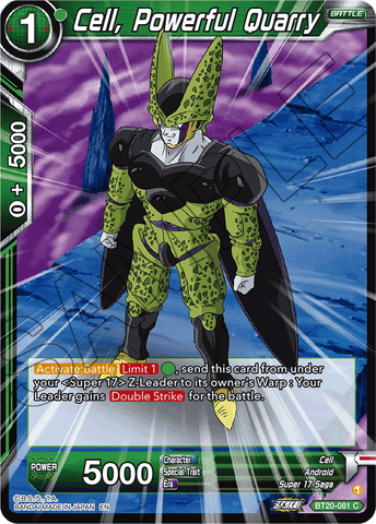 BT20-081 - Cell, Powerful Quarry - Common FOIL