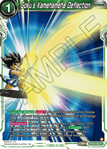 BT20-082 - Goku's Kamehameha Deflection - Rare