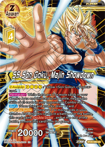 BT20-086 - SS Son Goku, Majin Showdown - Uncommon