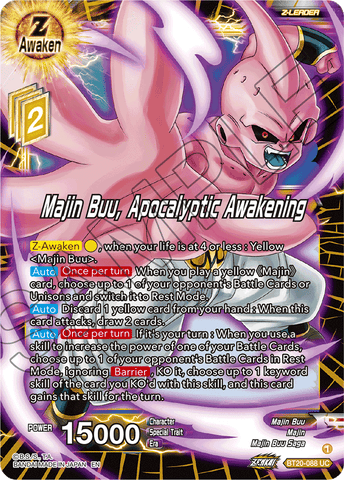 BT20-088 - Majin Buu, Apocalyptic Awakening - Uncommon