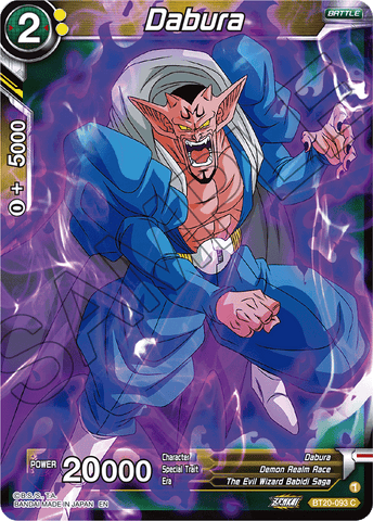 BT20-093 - Dabura - Common FOIL
