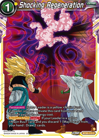 BT20-113 - Shocking Regeneration - Common FOIL