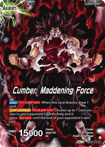 BT20-114 - Cumber, Maddening Force - Leader - Uncommon