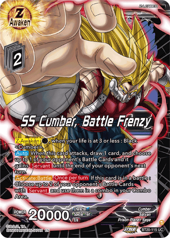BT20-115 - SS Cumber, Battle Frenzy - Uncommon FOIL