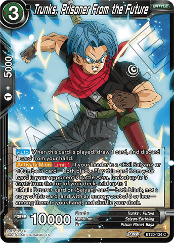 BT20-124 - Trunks, Prisoner From the Future - Common FOIL
