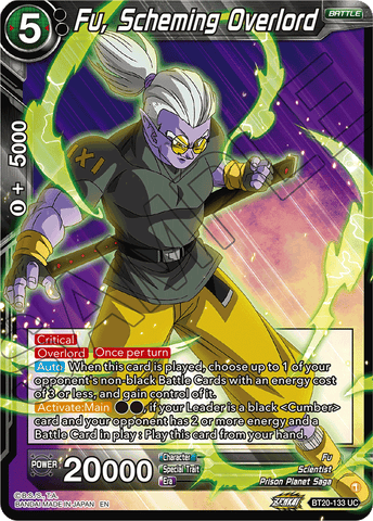 BT20-133 - Fu, Scheming Overlord - Uncommon FOIL