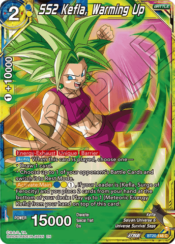 BT20-146 - SS2 Kefla, Warming Up - Common FOIL
