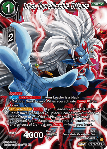 EX21-33 - Towa, Unpredictable Offense - Expansion Rare