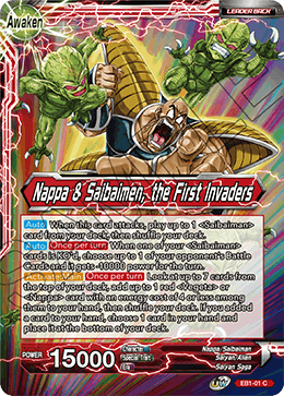 EB1-01 - Nappa & Saibaimen, the First Invaders - Leader - Common