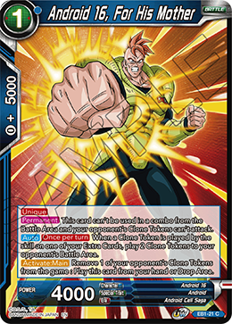 EB1-21 - Android 16, For His Mother - Common FOIL