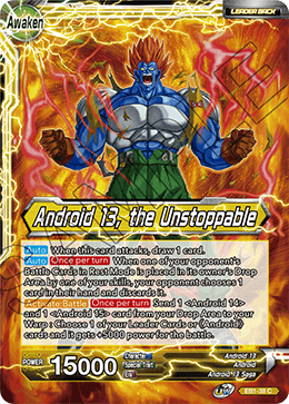 EB1-38 - Android 13, the Unstoppable - Leader - Common