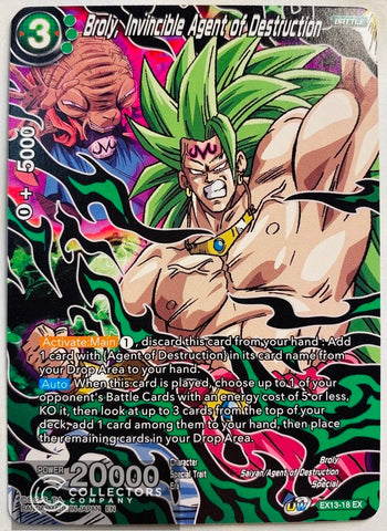 EX13-18 - Broly, Invincible Agent of Destruction - Expansion Rare