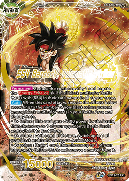 EX19-20 - SS4 Bardock, Prismatic Striker - Leader - Expansion Rare FOIL