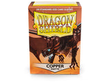 Dragon Shield - Standard Sleeves 100ct - Copper MATTE