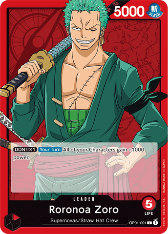 zoro manga rare card Roronoa Zoro (Manga) - OP06-118 SEC