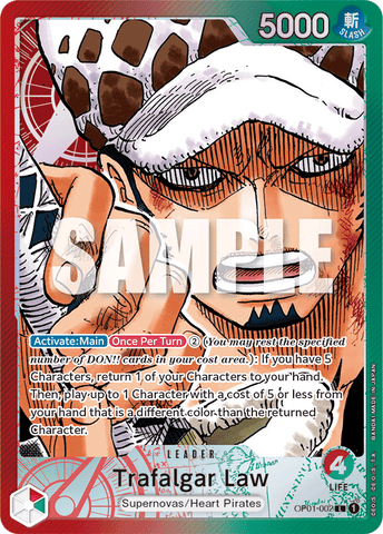 OP01-002 - Trafalgar Law - Leader Alt Art