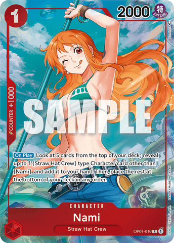 OP01-016 - Nami - Rare Alt Art