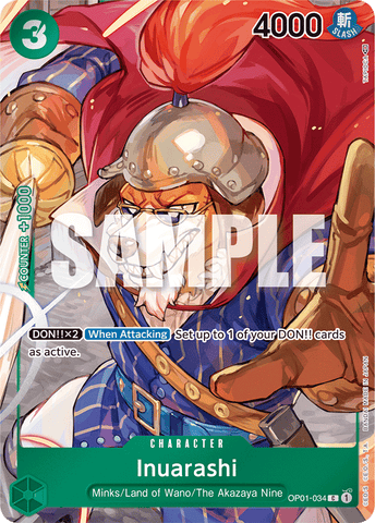 OP01-034 - Inuarashi - Common Alt Art