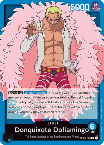 OP01-060 - Donquixote Doflamingo - Leader