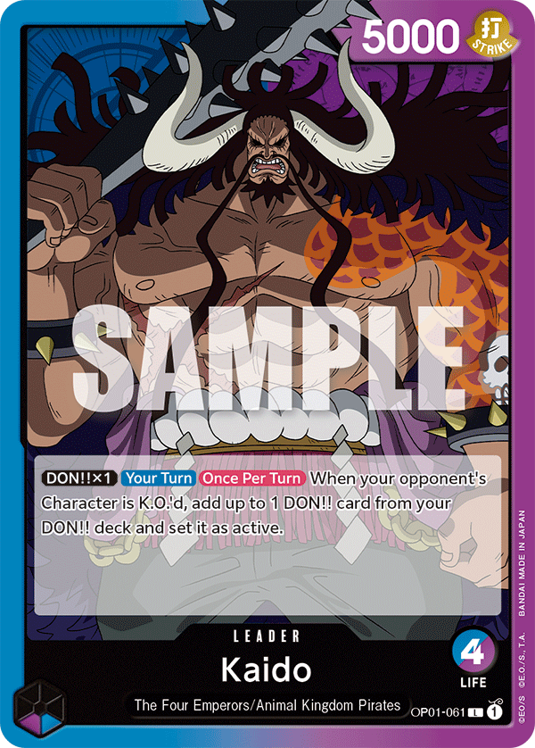 OP01-061 - Kaido - Leader – Collectors Company