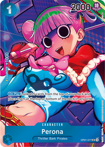 OP01-077 - Perona - Uncommon Alt Art