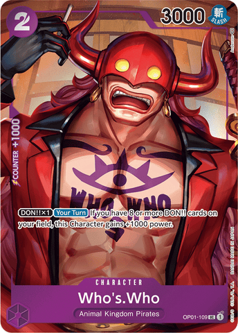 OP01-109 - Who's.Who - Uncommon Alt Art