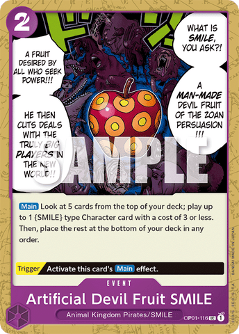 OP01-116 - Artificial Devil Fruit SMILE - Uncommon