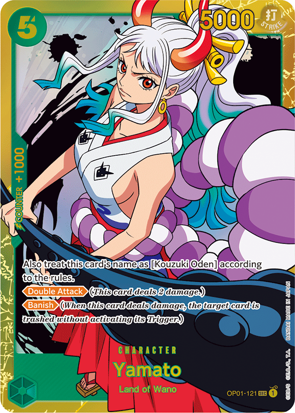 One Piece CG  Tagged "Secret Rare"  Collectors Company