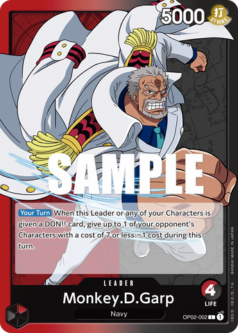 OP02-002 - Monkey.D.Garp - Leader