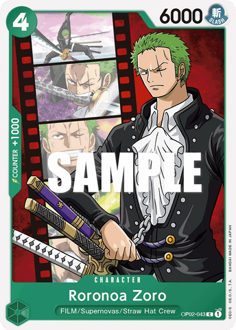 OP02-043 - Roronoa Zoro - Common