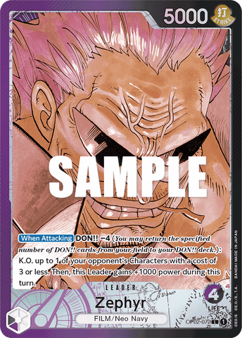 OP02-072 - Zephyr - Leader Alt Art