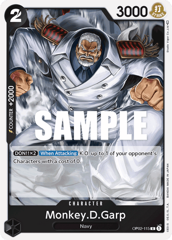 OP02-115 - Monkey.D.Garp - Rare