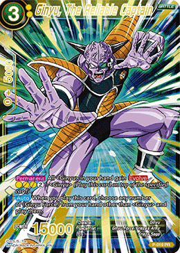 P-019 - Ginyu, The Reliable Captain - Promo Alt Art FOIL