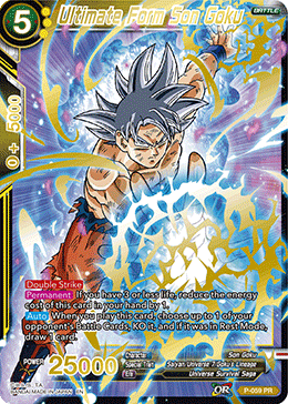 P-059 - Ultimate Form Son Goku - Promo Alt Art FOIL