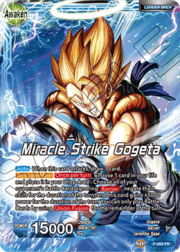 P-069 - Miracle Strike Gogeta - Leader - Reprint - Promo