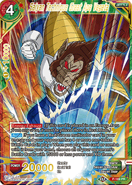 P-169 - Saiyan Technique Great Ape Vegeta - Promo Alt Art FOIL