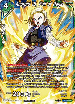 P-172 - Android 18, Full of Rage - Reprint - Promo