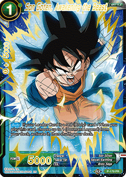 P-179 - Son Goten, Awakening the Beast - Promo Alt Art FOIL