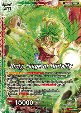 P-181 - Broly, Surge of Brutality - Leader - Reprint - Promo