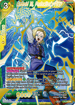 P-210 - Android 18, Perfection's Prey - Promo Alt Art FOIL