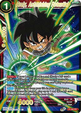 P-248 - Broly, Astonishing Potential - Promo Alt Art FOIL