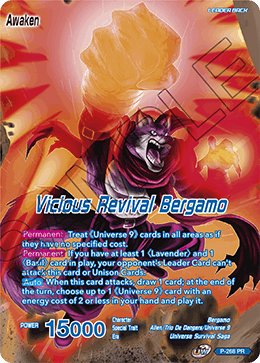 P-268 - Vicious Revival Bergamo - Leader - Promo FOIL Collectors Company P-268 - Vicious Revival Bergamo - Leader - Promo FOIL Collectors Company