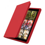 Ultimate Guard - QuadRow ZipFolio Binder 12-Pocket XenoSkin - Red