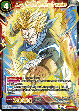 SD2-05 - Chain Attack Trunks - Starter Rare Alt Art FOIL