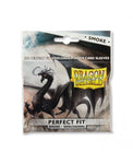 Dragon Shield - Perfect Fit SIDELOADER Standard Sleeves 100ct - Smoke