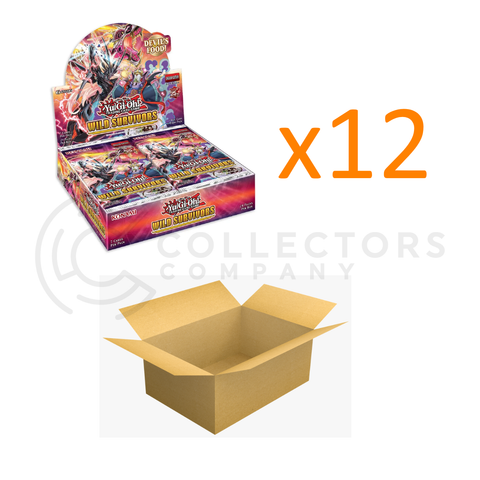 Yu-Gi-Oh! - Wild Survivors Booster Box CASE (x12 Boxes) - Sealed Collectors Company Yu-Gi-Oh! - Wild Survivors Booster Box CASE (x12 Boxes) - Sealed Collectors Company
