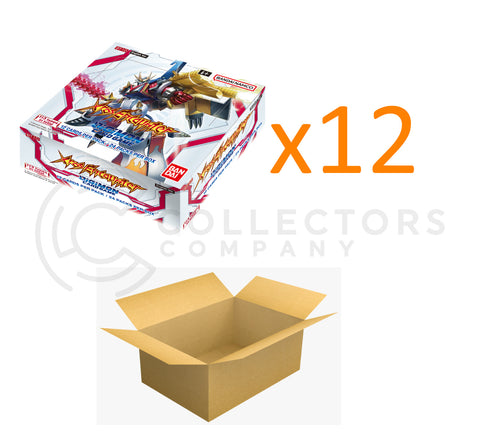 Digimon Card Game - Series 10 Xros Encounter Booster Box CASE (x12 Boxes) - Sealed